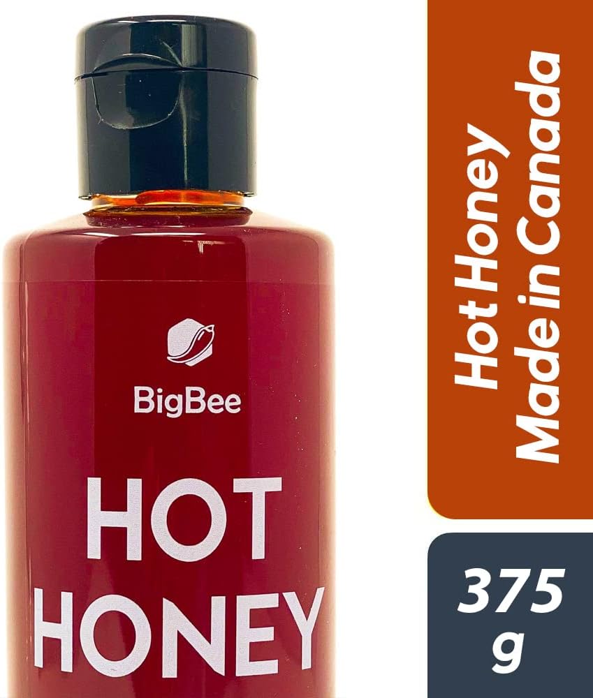 BigBee Hot Honey Bottle, 375 g, 2 Bottle Pack